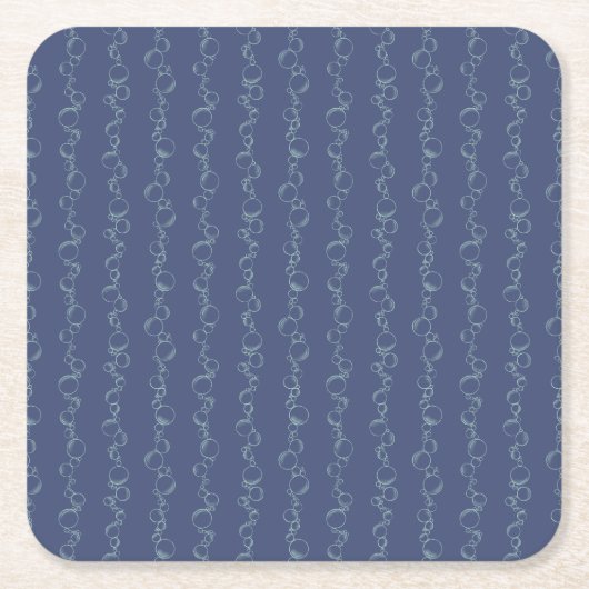 Tidal Bubble Trals Rechteckiger Pappuntersetzer (Vorderseite)