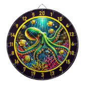 Tidal Embrase Octopus Dartboard Dartscheibe (vorne)