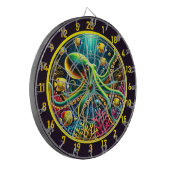 Tidal Embrase Octopus Dartboard Dartscheibe (Vorderseite Links)