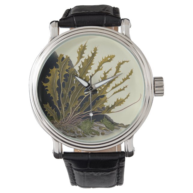 Tidal Fronds Armbanduhr (Vorderseite)