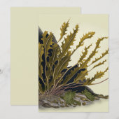 Tidal Fronds Dankeskarte (Vorne/Hinten)