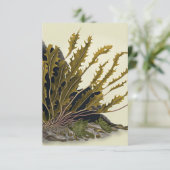 Tidal Fronds Dankeskarte (Stehend Vorderseite)