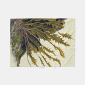 Tidal Fronds Fleecedecke (Vorderseite (Horizontal))