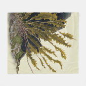 Tidal Fronds Fleecedecke (Vorderseite (Horizontal))
