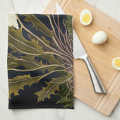 Tidal Fronds Geschirrtuch (Viertel Falte)