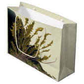 Tidal Fronds Große Geschenktüte (Vorderseite Schrägansicht)