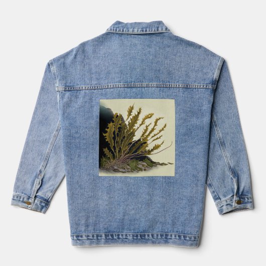 Tidal Fronds Jeansjacke (Rückseite)