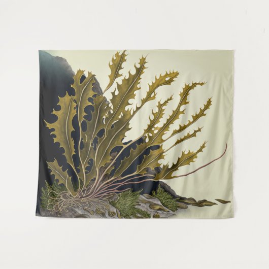 Tidal Fronds Wandteppich (Vorderseite (Horizontal))