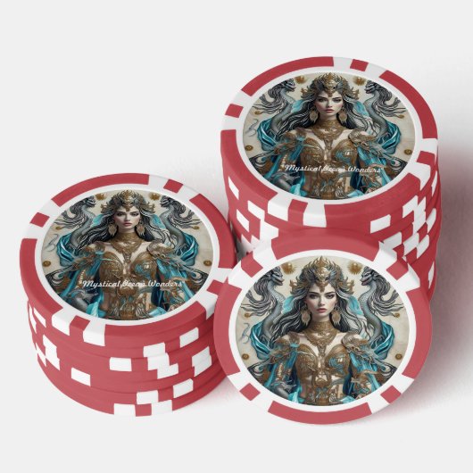 "Tidal Mythology" Pokerchips (Stapel)