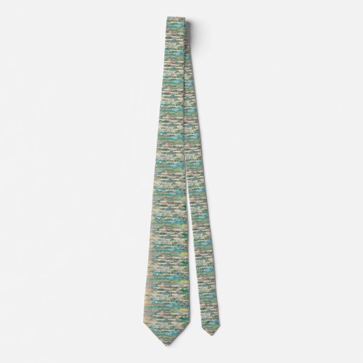 Tidal Style: Abstrakt Sea Neck Tie Krawatte (Vorderseite)