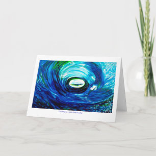 Tidal Wave GREETING CARD Karte