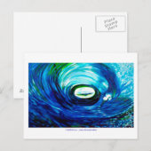 Tidal Wave POST CARD Postkarte (Vorne/Hinten)