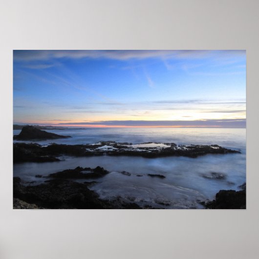 "Tide Pool Mist" Mendocino, CA. Poster (Vorne)