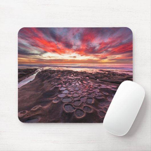 Tide Pools in La Jolla, CA Mousepad (Mit Mouse)