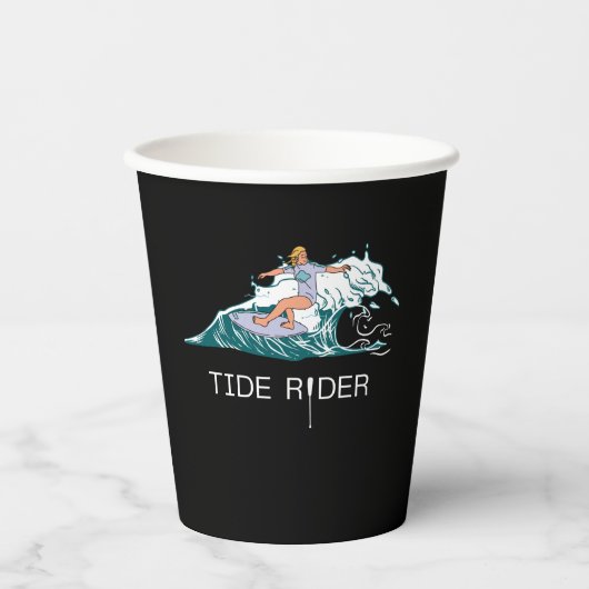 Tide Rider Pappbecher (Vorderseite)