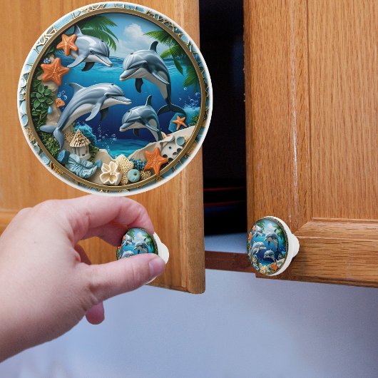 Tide Treasures Delphine Keramikknauf