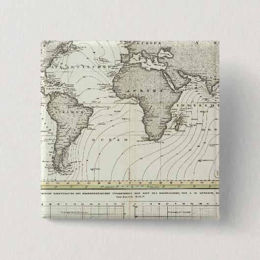 Tide-Wave-Atlas-Karte Button (Vorderseite)