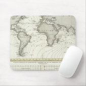 Tide-Wave-Atlas-Karte Mousepad (Mit Mouse)
