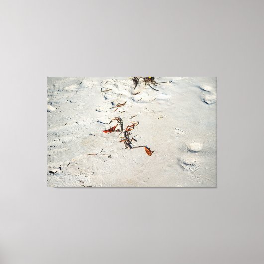 Tideline Calligraphy Leinwanddruck (Vorderseite)