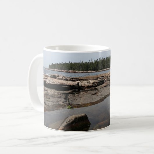 Tidepool at Wonderland in Acadia Nationalpark Kaffeetasse (Vorderseite Links)