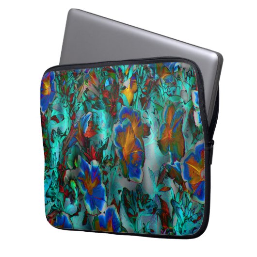 Tidepool Blume...... Laptopschutzhülle (Vorderseite Links)