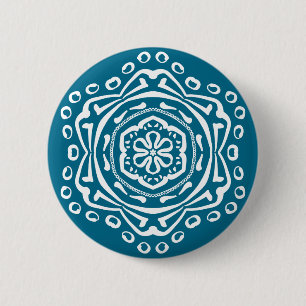 Tidepool Mandala Button