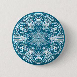 Tidepool Mandala Button