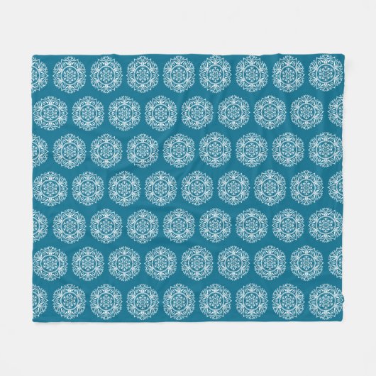 Tidepool Mandala Fleecedecke (Vorderseite (Horizontal))