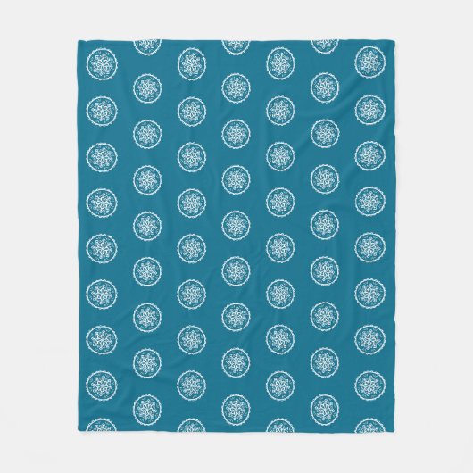 Tidepool Mandala Fleecedecke (Vorderseite)