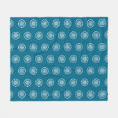 Tidepool Mandala Fleecedecke (Vorderseite (Horizontal))
