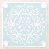 Tidepool Mandala Glasuntersetzer (Rückseite)