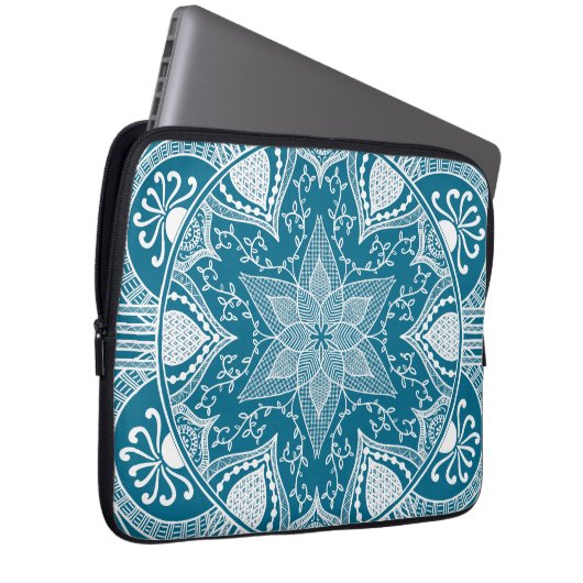 Tidepool Mandala Laptopschutzhülle (Vorne Rechts)