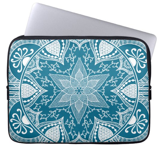 Tidepool Mandala Laptopschutzhülle (Vorderseite)