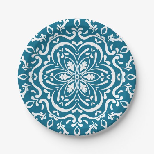 Tidepool Mandala Pappteller (Vorderseite)