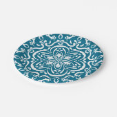 Tidepool Mandala Pappteller (Schrägansicht)