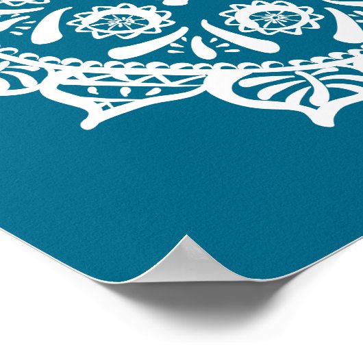 Tidepool Mandala Poster (Ecke)