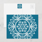 Tidepool Mandala Postkarte (Vorne/Hinten)
