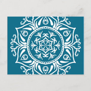 Tidepool Mandala Postkarte