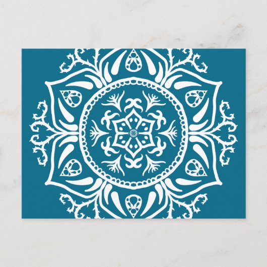 Tidepool Mandala Postkarte (Vorderseite)