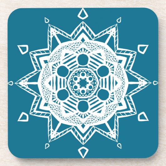 Tidepool Mandala Untersetzer (Vorderseite)