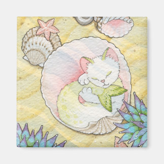 Tidepool Schätze Quadratmagnet Magnet