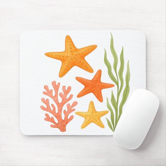 Tidepool Treasures Mousepad (Mit Mouse)