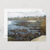 Tidepools Ocean Beach Cliffs Postkarte (Vorne/Hinten)