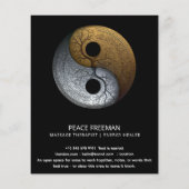 Tides of Balance | Yin Yang Design Flyer (Hinten)