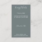 Tides of Balance | Yin Yang Design Visitenkarte (Rückseite)