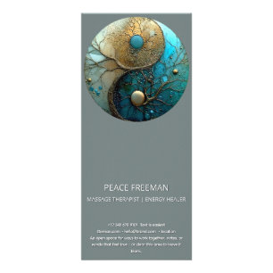 Tides of Balance   Yin Yang Design Werbekarte