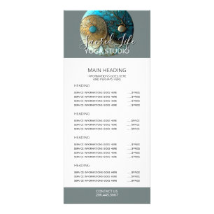 Tides of Balance Yin Yang Design Werbekarte
