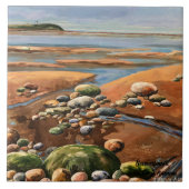 Tides Out Meeresstrand Fliese (Vorderseite)