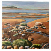 Tides Out Meeresstrand Fliese (Vorderseite)