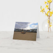 Tides Out St Ives Cornwall England Karte (Gelbe Blume)